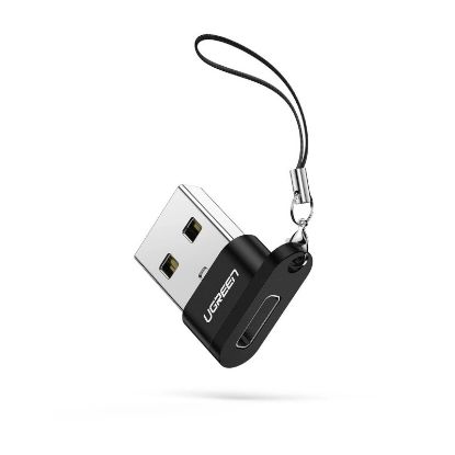 Slika USB 3.0 TIP A-C M/F adapter UGREEN, crni