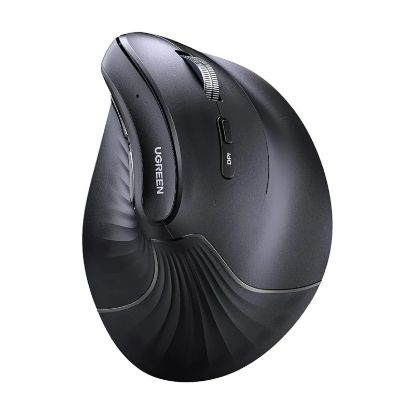 Slika UGREEN ergonomski vertikalni, bluetooth, RF, USB, crni