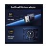 Slika UGREEN AX900 Bežični mrežni adapter, USB 3.0, Dual band, Wi-Fi 6, 900 Mbps brzina, crni
