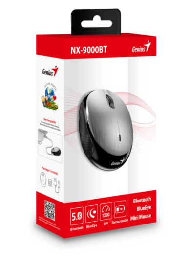 Slika Genius NX 9000BT V2, Bluetooth, srebrni