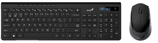Slika Genius SlimStar 8230, bež. tipkovnica i miš, silent