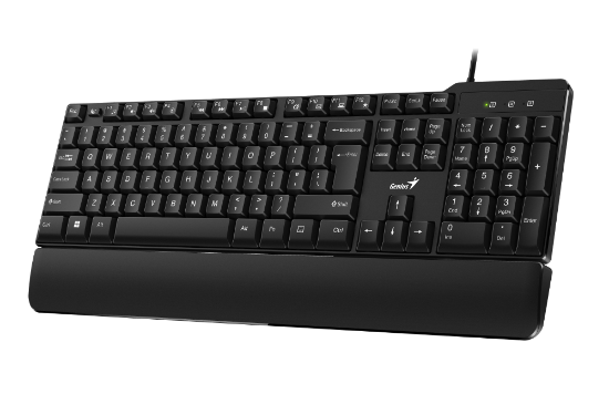 Slika Genius KB-100XP, žična tipkovnica, oslonac, USB