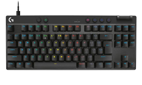 Slika Logitech Pro X TKL Rapid, meh. tipkovnica, crna