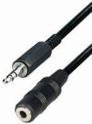Slika Kabel 3.5mm Jack M/F  1,0 m Transmedia