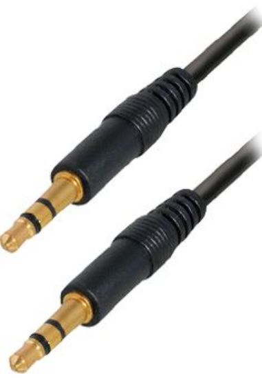 Slika Kabel 3.5mm Jack M/F  0,3 m Transmedia, gold plated plugs