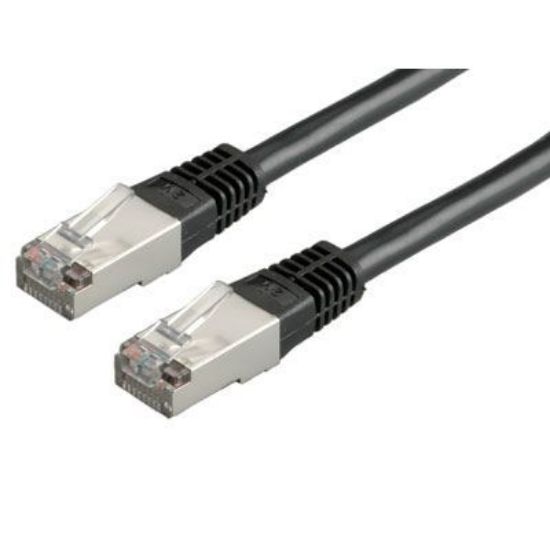 Slika Patch kabel Cat 5e SFTP  1.0 m, crni, NaviaTec