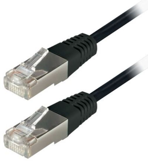 Slika Patch kabel Cat 5e SFTP  2.0 m, crni, Transmedia