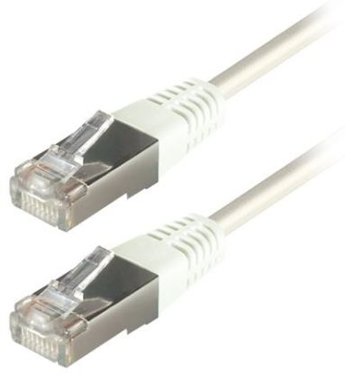 Slika Patch kabel Cat 5e SFTP  0.5 m, bijeli, Transmedia