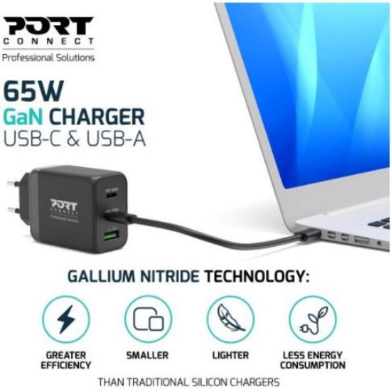 Slika USB punjač zidni Port 65W type C GaN