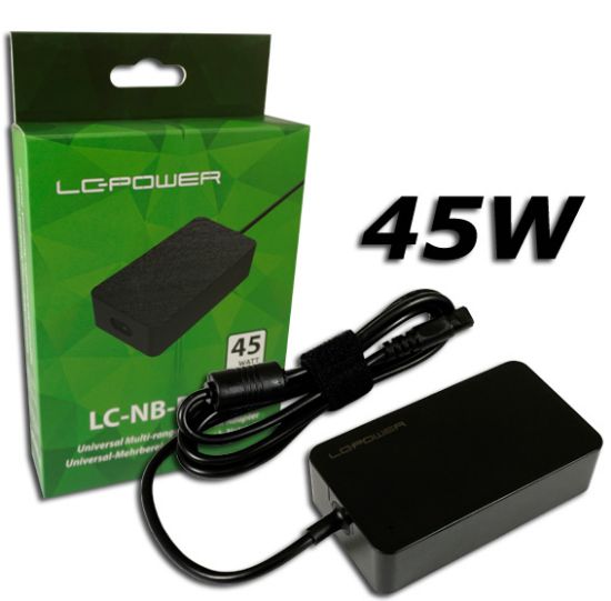 Slika LC power LC-NB-PRO-45 punjač za notebook,10 nastavaka