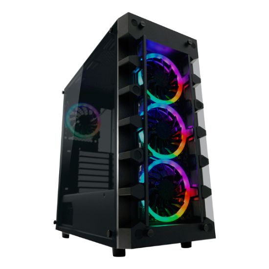 Slika LC-Power 709B -Solar system, RGB, crno bez nap.