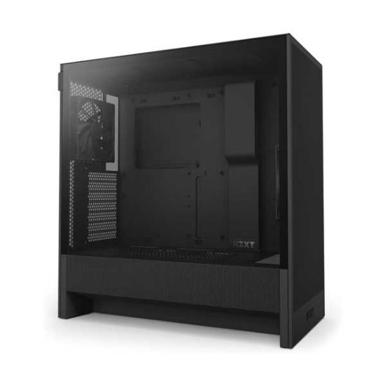 Slika NZXT H5 Flow 2024, crno bez napajanja, ATX