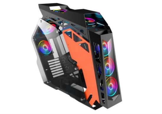 Slika NaviaTec HERO XL Gaming Case ATX, Tempered Glass, RGB fans