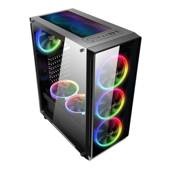 Slika NaviaTec Legend V2 Gaming Case 4x LED Color Ventilators, 2x USB 3.0, 1x USB 2.0