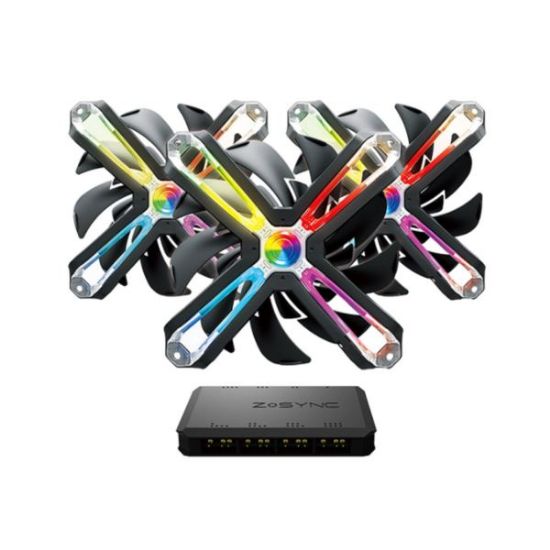 Slika Zalman ZM-SF120A3 Case fan, Z-sync 120mm ARGB 3-Pack