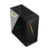 Slika Bit Force RIPPER RGB-2 Midi Tower RGB Gaming PC ATX kućište bez napajanja, crno