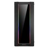 Slika Sharkoon Elite Shark CA200G Tower ATX kućište, bez napajanja, prozirna bočna stranica, RGB, crno