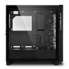 Slika Sharkoon ELITE SHARK CA300T RGB Tower E-ATX kućište bez napajanja, prozirna prednja/bočne stranice, prednji/stražnji ventilatori 4×120mm, crno