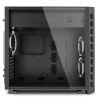 Slika Sharkoon NIGHT SHARK RGB Midi-Tower ATX kućište bez napajanja, prozirna bočna stranica, RGB prednji/stražnji ventilatori 3×120mm, crno