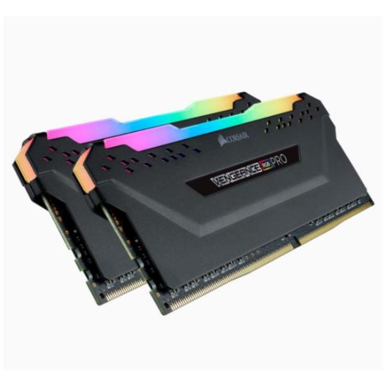 Slika DIMM DDR4  8 GB x2 KIt 3000 MHz Corsair RGB, CMW16GX4M2C3000C15 