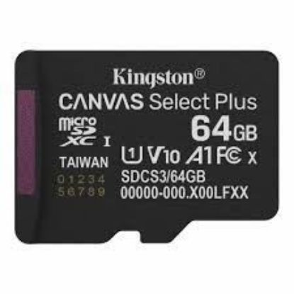 Slika Secure Digital card Micro  64 GB Kingston Canvas Select Plus, SDCS3/64GBSP