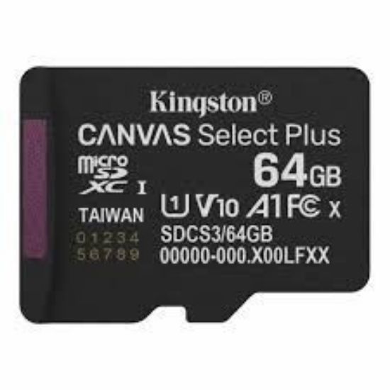 Slika Secure Digital card Micro  64 GB Kingston Canvas Select Plus, SDCS3/64GBSP