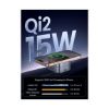 Slika UGREEN 2in1 Qi2 Magnetic Foldable punjač, 15W, sivi