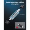 Slika UGREEN USB-C + A, TF/SD kartice, crni