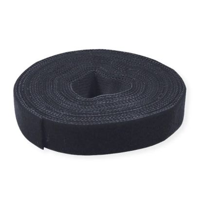 Slika Roline VALUE čičak traka za kablove, širina 10mm, 25m, crna