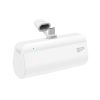 Slika Power Bank Silicon Power QD50, 5000mAh, 20W, integrated Type C connector+Type C port, QC3.0+PD, bijeli
