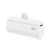 Slika Power Bank Silicon Power QD50, 5000mAh, 20W, integrated Type C connector+Type C port, QC3.0+PD, bijeli