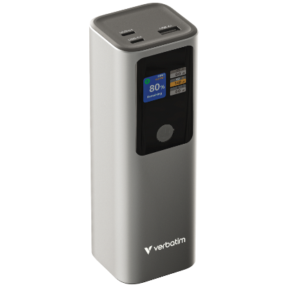 Slika Power Bank Verbatim 27.000mAH Charge 'n' Go 183W max, TFT display