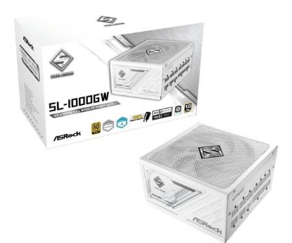 Slika ASRock PSU Steel Legend SL-1000G, 1000W, 80 Gold, Fully Modular, White