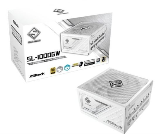 Slika ASRock PSU Steel Legend SL-1000G, 1000W, 80 Gold, Fully Modular, White