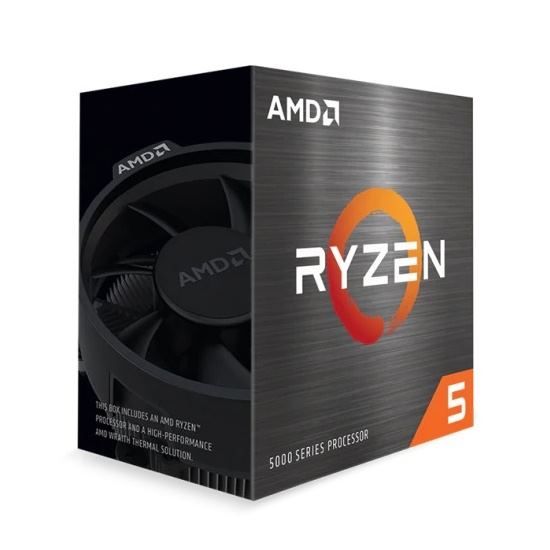 Slika AMD Ryzen 5 5600X (3.7GHz/4.6GHz), 6C/12T, 32MB, 65W, sa hladnjakom
