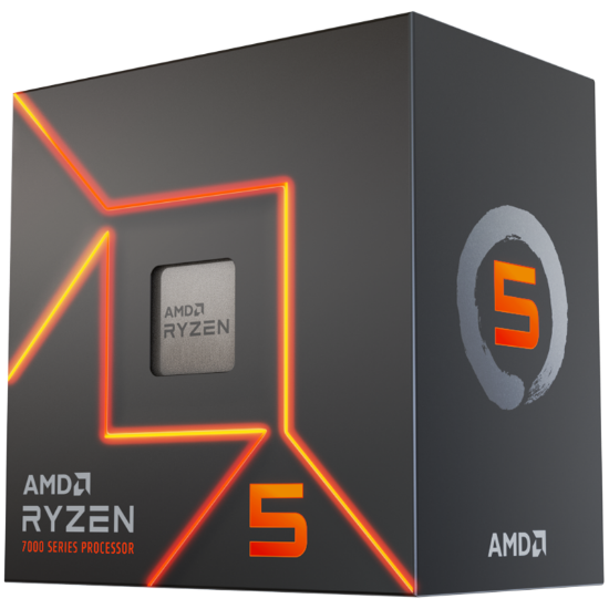 Slika AMD Ryzen 5 7600 (3.8/5.1GHz) 6C12T, 32MB, 65W, box