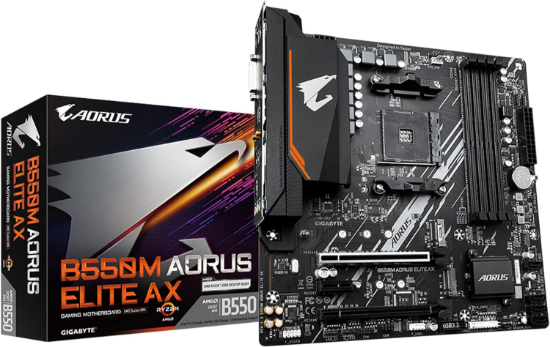 Slika Gigabyte B550M AORUS ELITE AX