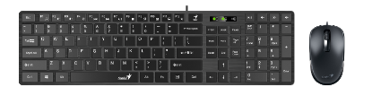 Slika Genius SlimStar Combo 126, tipkovnica+miš, USB