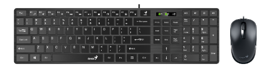 Slika Genius SlimStar Combo 126, tipkovnica+miš, USB