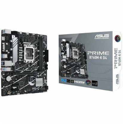 Slika ASUS PRIME B760M-K D4, S.1700, 2xDDR4/5333MHz, PCIe 4.0, VGA/HDMI, mATX