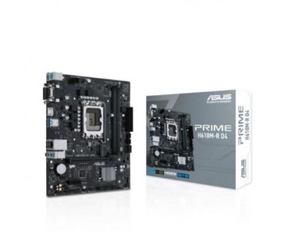 Slika ASUS PRIME H610M-R D4-SI, S.1700, 2xDDR4/3200MHz, PCIe 4.0, G-LAN, VGA/HDMI/DVI, mATX