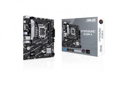 Slika ASUS PRIME B760M-K, S.1700, 2xDDR4/5333MHz, PCIe 4.0, 2.5G-LAN, VGA/HDMI, mATX
