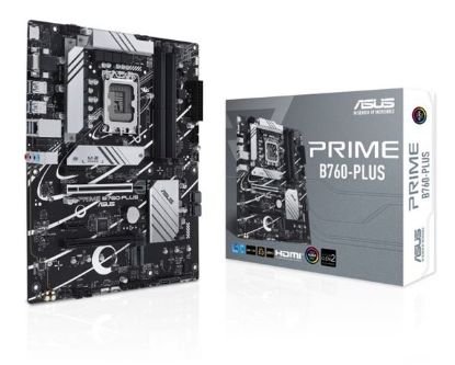 Slika ASUS PRIME B760-PLUS, S.1700, 4xDDR5/7200MHz, PCIe 4.0, 2.5G-LAN, VGA/HDMI/DP, ATX