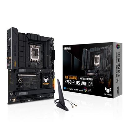 Slika ASUS TUF GAMING B760-PLUS WIFI, S.1700, 4xDDR5/7200MHz, PCIe 5.0, 2.5G-LAN, HDMI/DP, ATX