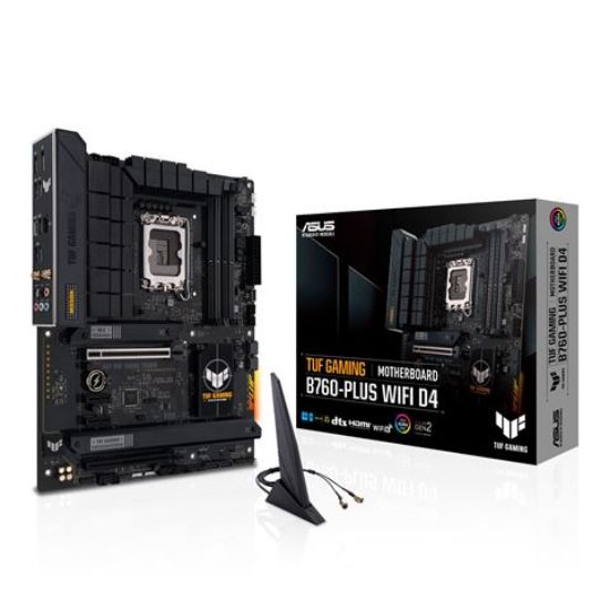 Slika ASUS TUF GAMING B760-PLUS WIFI, S.1700, 4xDDR5/7200MHz, PCIe 5.0, 2.5G-LAN, HDMI/DP, ATX