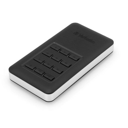 Slika USB 3.1  1 TB Verbatim 2.5" Store'n'Go Secure, AES 256-bit, zaštita pristupa tipkovnicom
