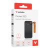 Slika USB 3.2  1 TB Verbatim Pocket, Black/Orange, 32193
