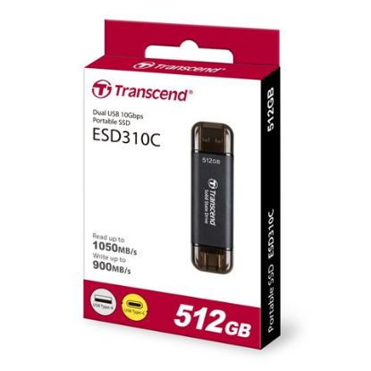 Slika USB 3.2 512GB Transcend ESD310C, Type-A/C, TS512GESD310C