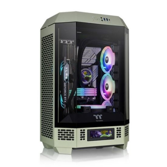 Slika Thermaltake The Tower 300 Matcha Green Micro Tower Chassis