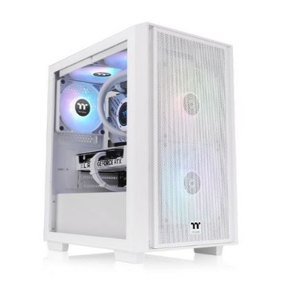 Slika Thermaltake Versa H16 TG ARGB Snow Micro Tower Chassis